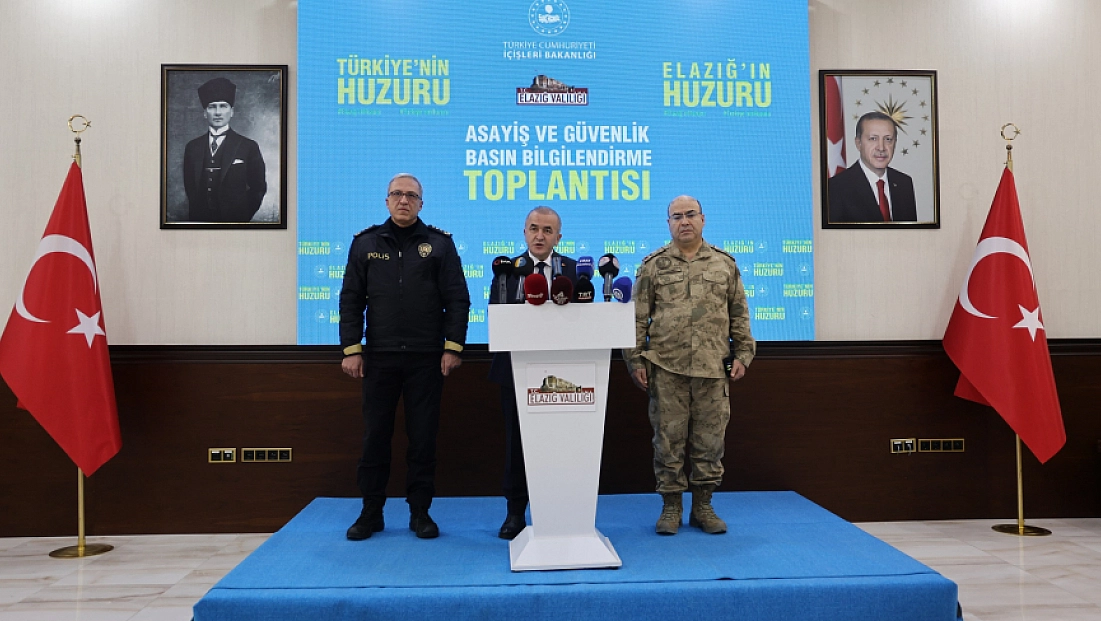 Elazığ'da Suç Oranları Düştü