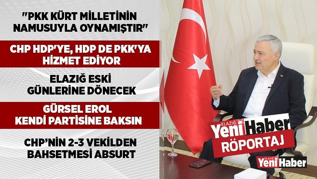 Milletvekili Demirbağ  'CHP HDP’ye, HDP’de PKK’ya Hizmet Ediyor'