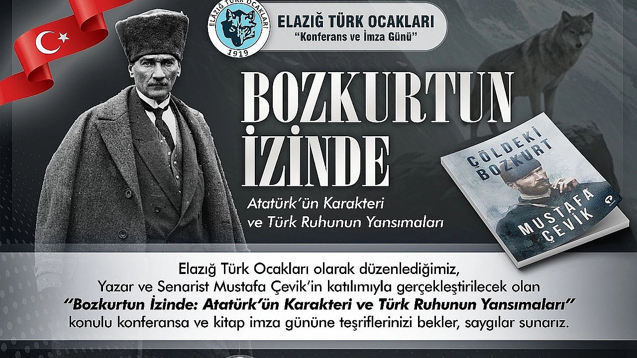 Elazığ'da 'Bozkurt'un İzinde' Konferansı