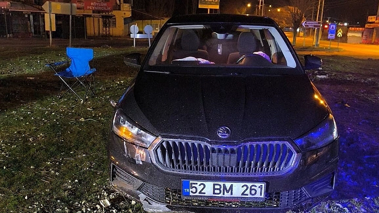 Kontrolü Kaybetti, Refüje Çıktı!