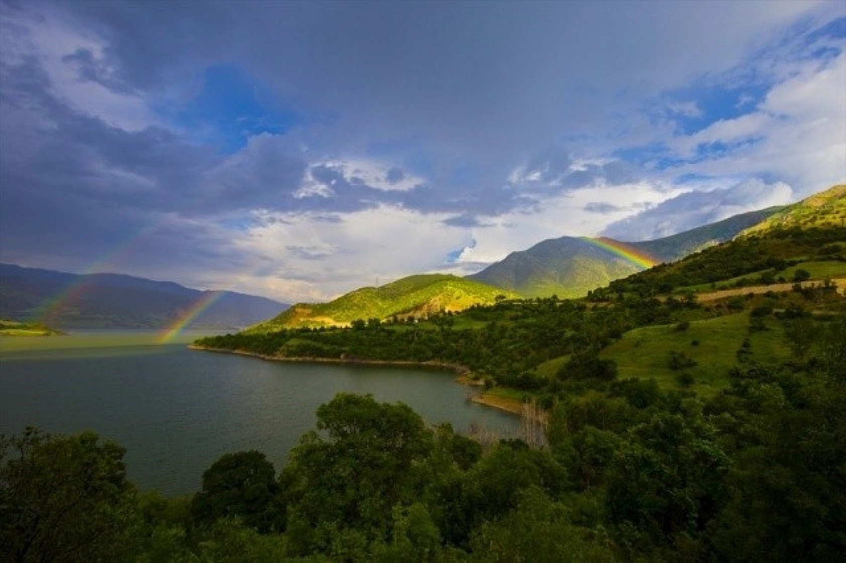 Kadim Şehir Palu'da Gökkuşağı
