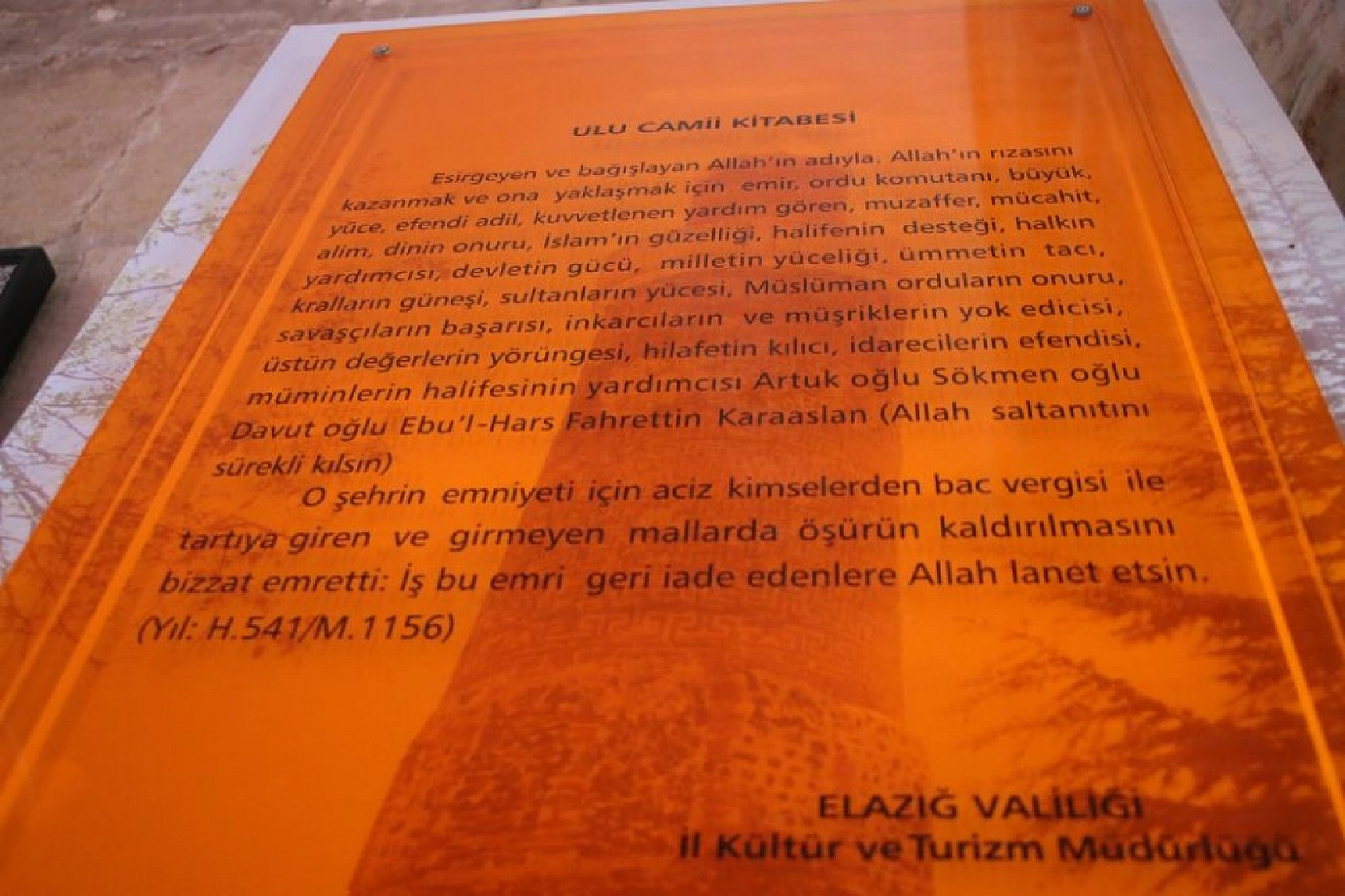 Tarihi Eğri Minare İlk Günkü İhtişamını Koruyor!