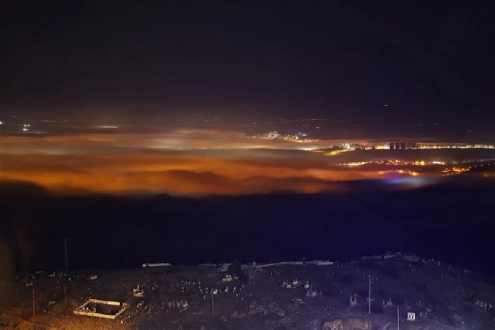 Elazığ Yoğun Sis'te Kayboldu!