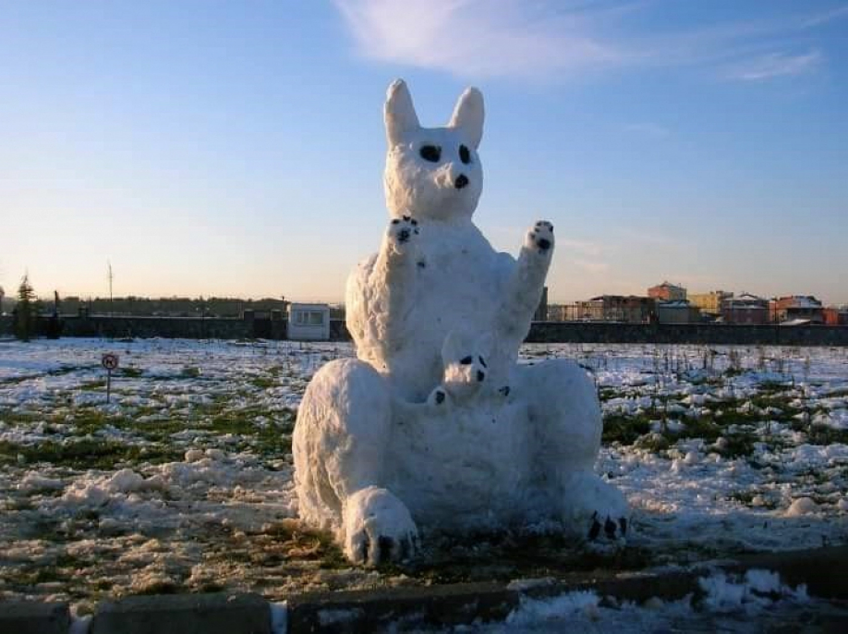Kardan Heykeller Görenleri Şaşırttı