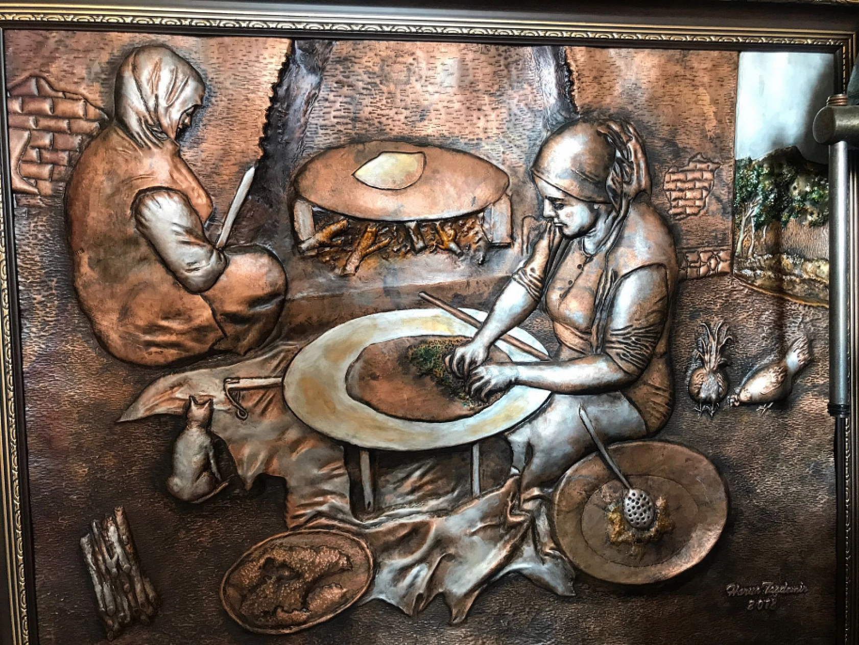 Türkiye'nin Tek Bakır Rölyef Sanatçısı Elazığ'da!