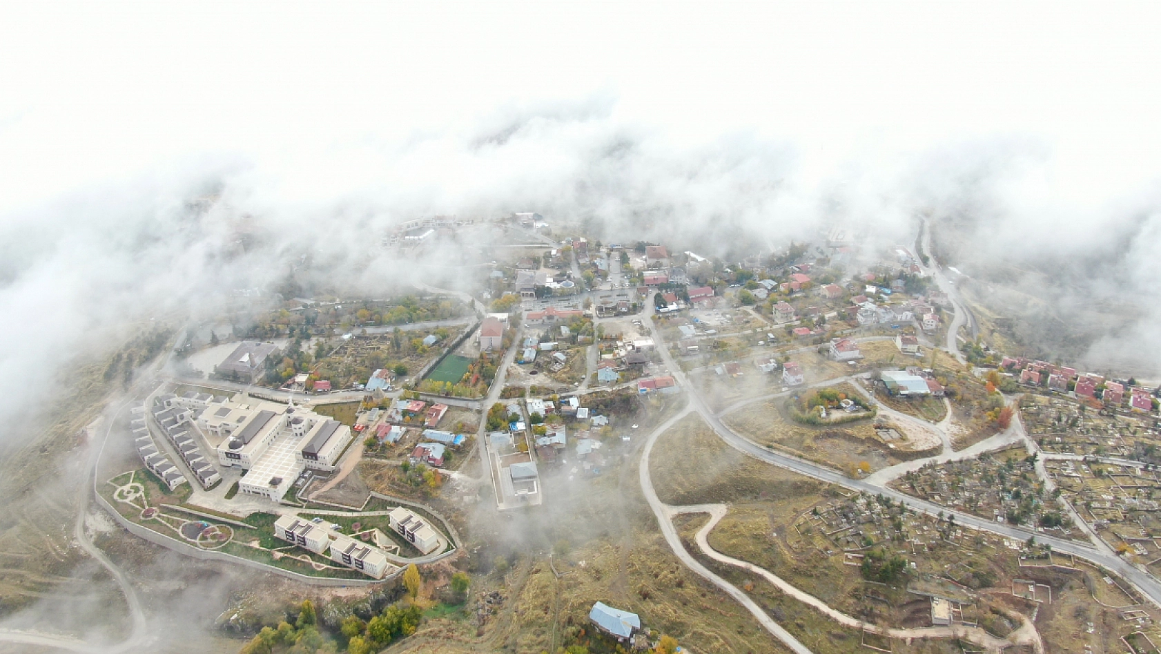 Elazığ'da Sis'li Manzara