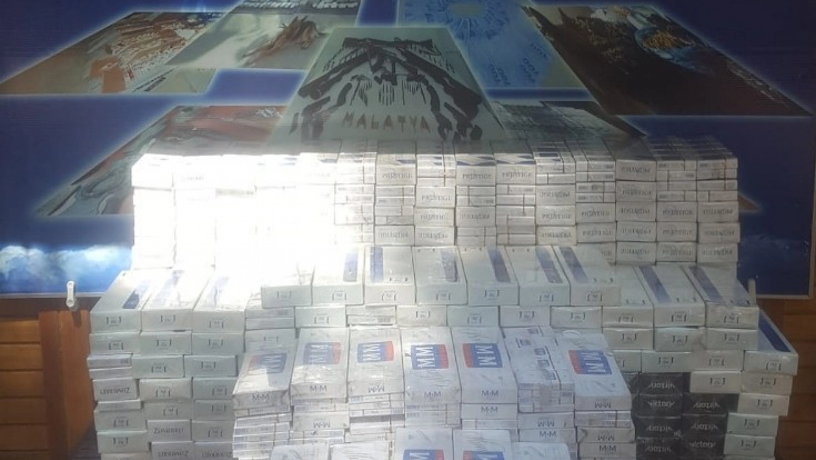 Malatya'da kaçak sigara operasyonu 