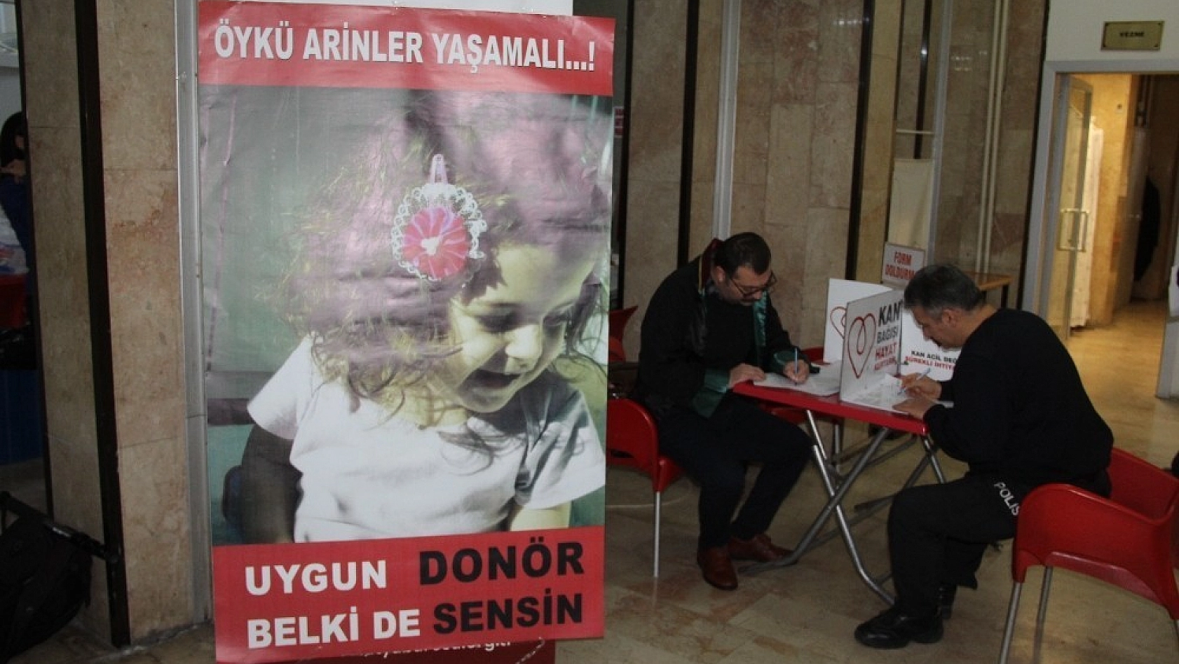 Öykü Arin Yazıcı için kan bağışı kampanyasına Malatya'da katıldı 