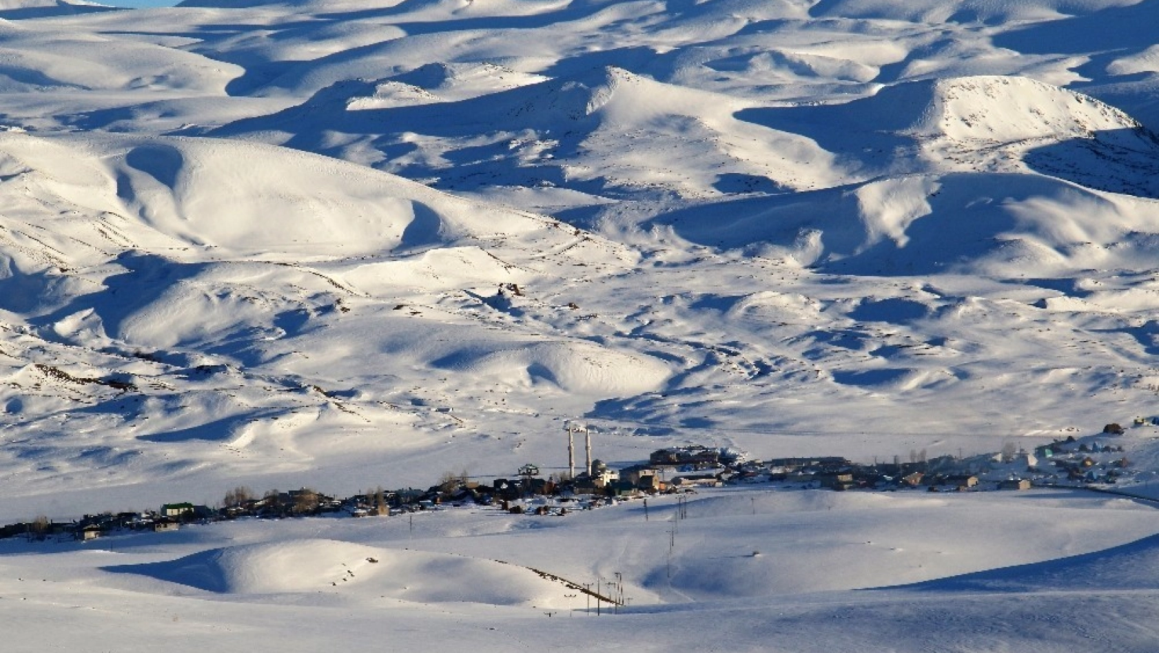 Bingöl'den kar manzaraları 