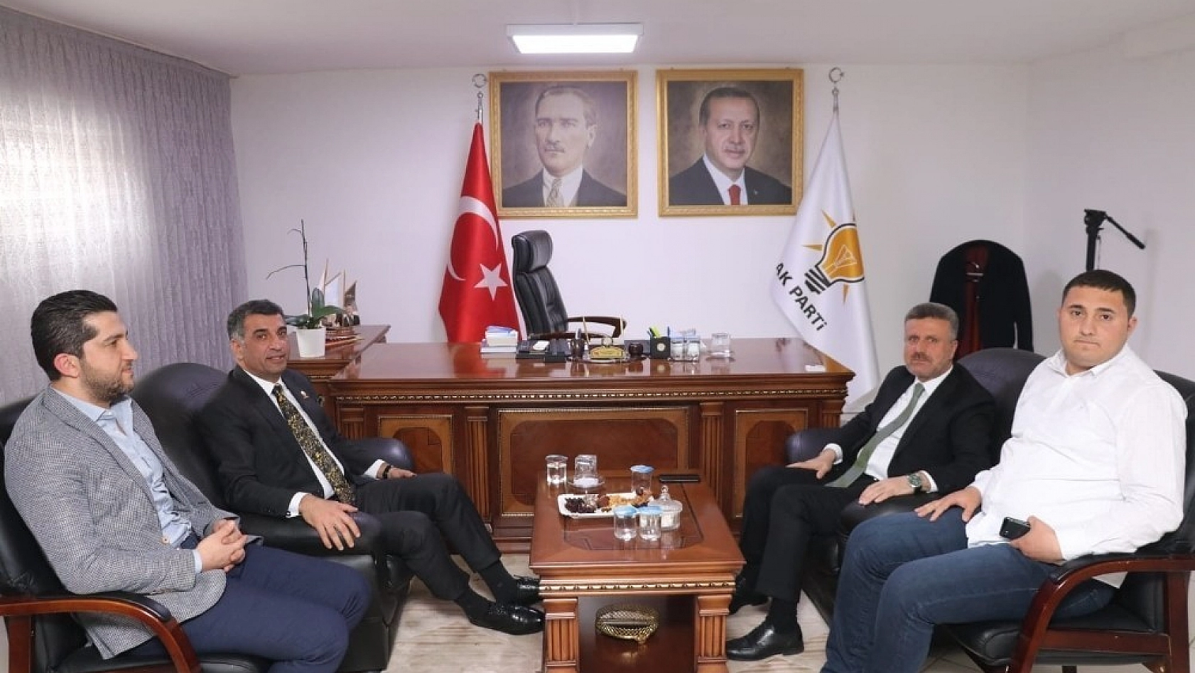 Erol'dan, AK Parti ve MHP'ye Ziyaret