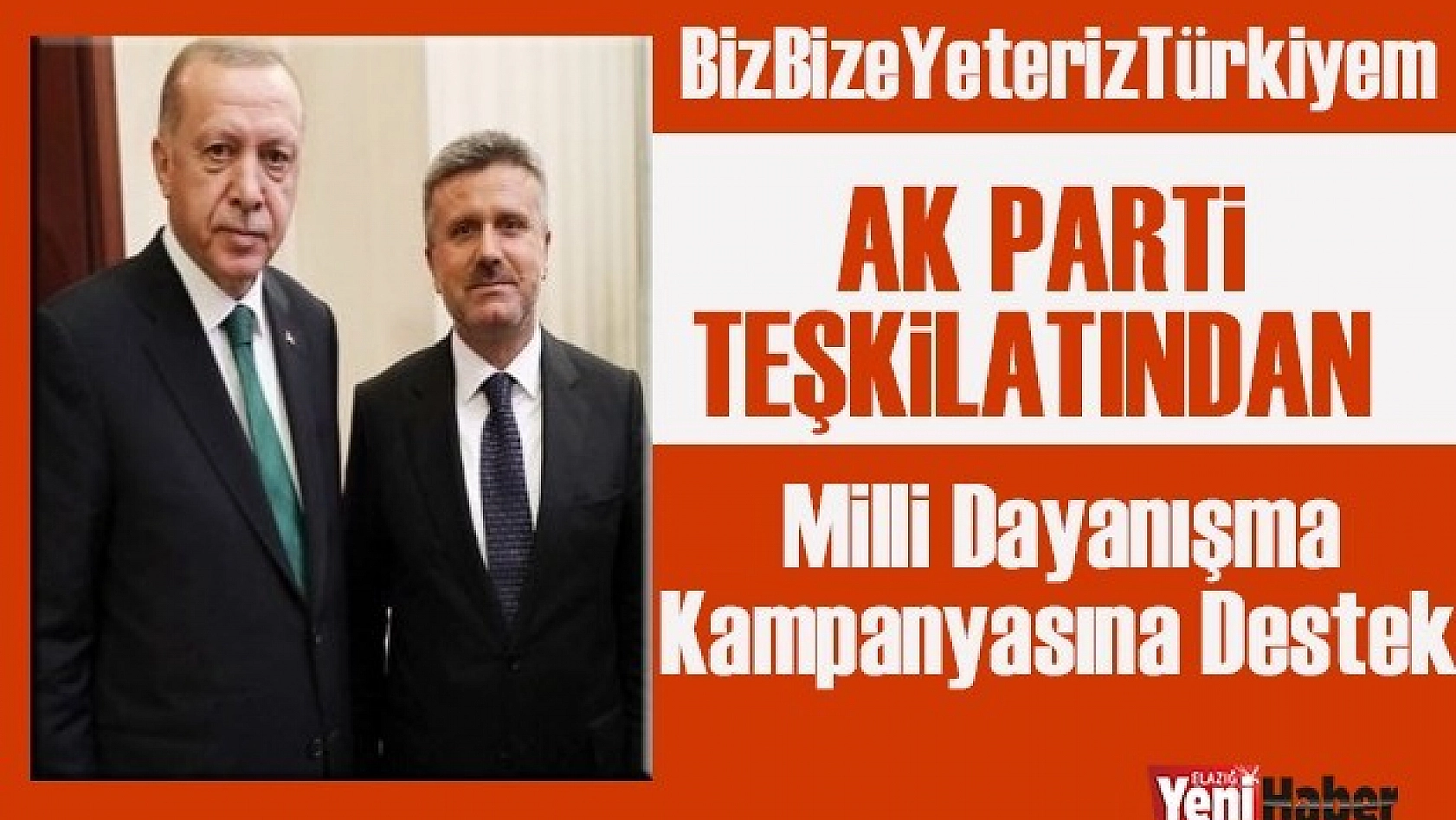 Ak Parti Elazığ Teşkilatından Milli Dayanışma Kampanyasına Destek