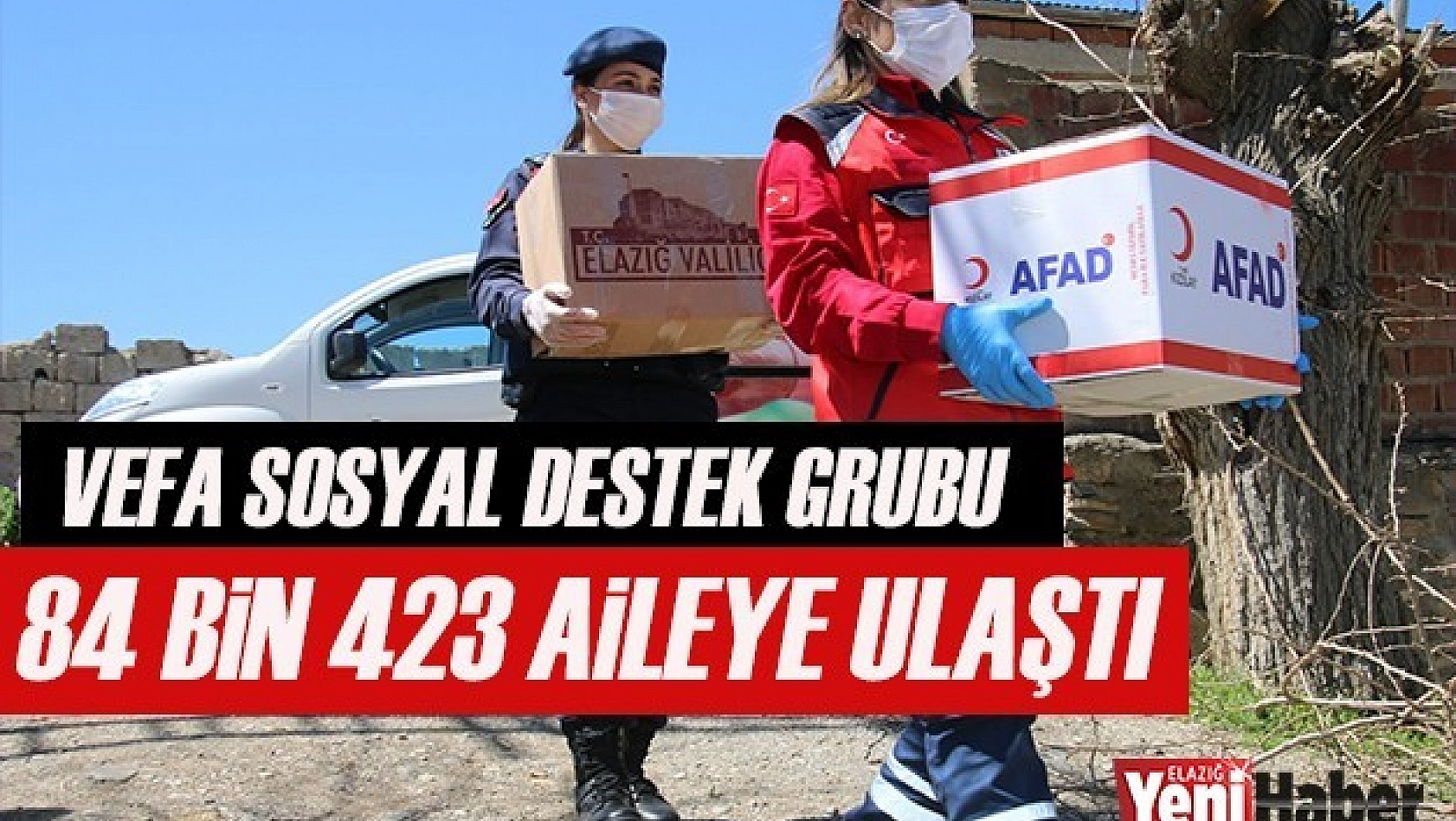 Vefa Sosyal Destek Grubu 84 Bin 423 Aileye Ulaştı