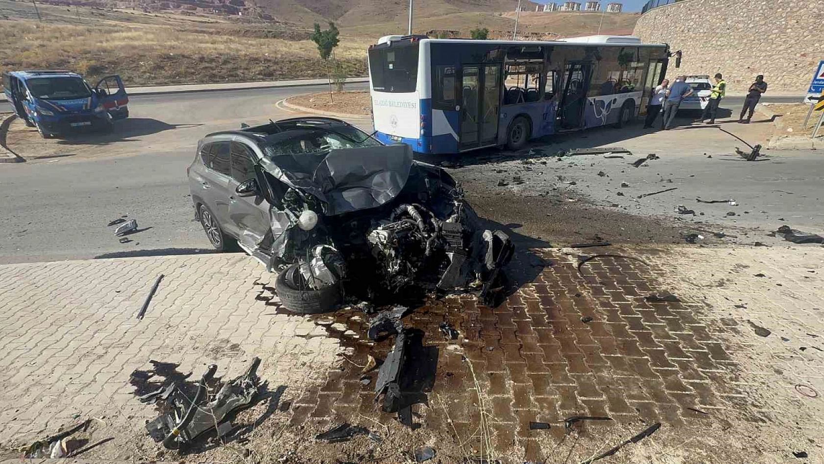 Elazığ'da Feci Kaza!