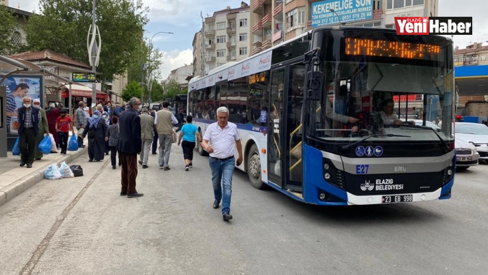 Elazığ'da belediye otobüsleri bayramda ücretsiz