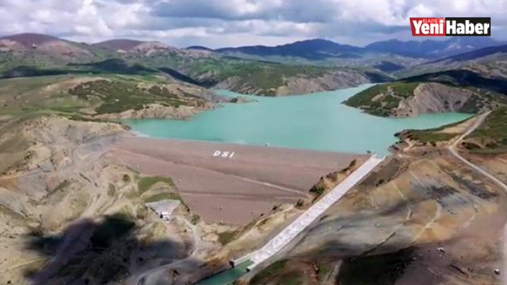 Elazığ'da Kanatlı Barajı tam doluluğa ulaştı
