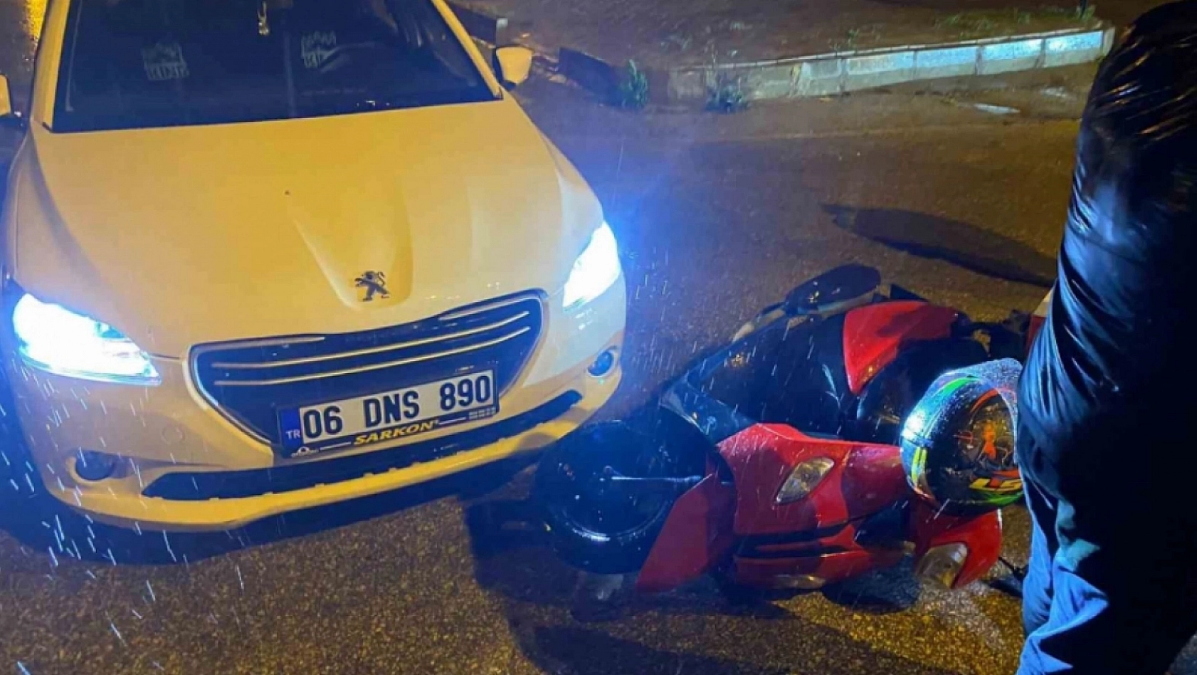 Elazığ'da Motosiklet Kazası!