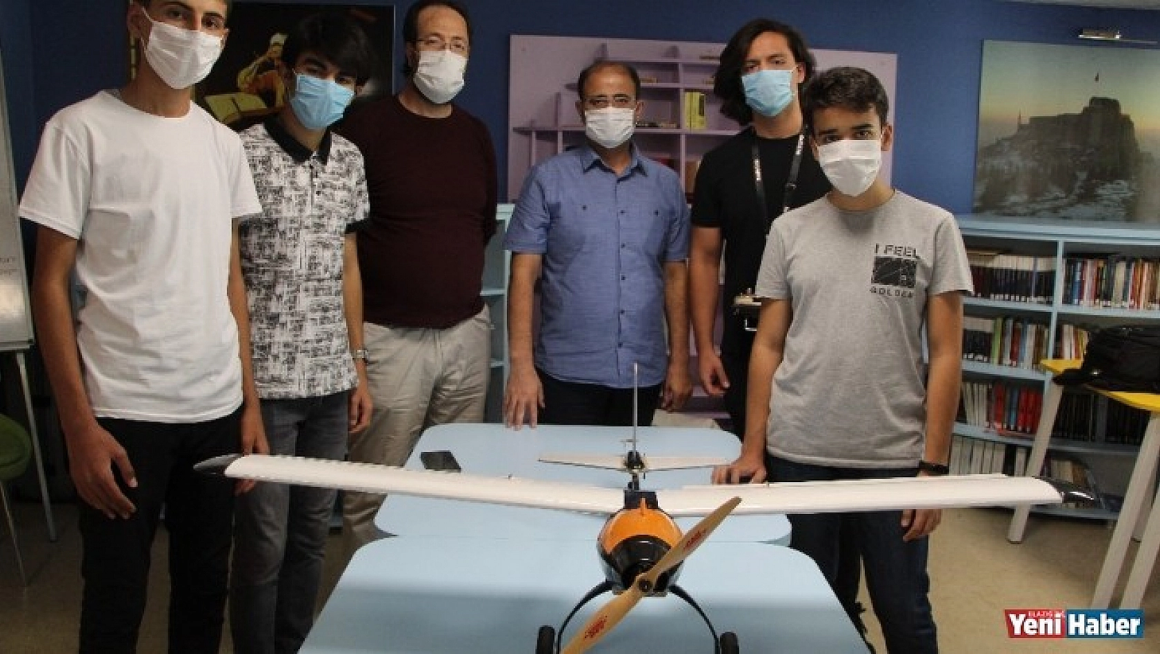 Elazığ'da öğrenciler ürettikleri drone ile birinciliği hedefliyor