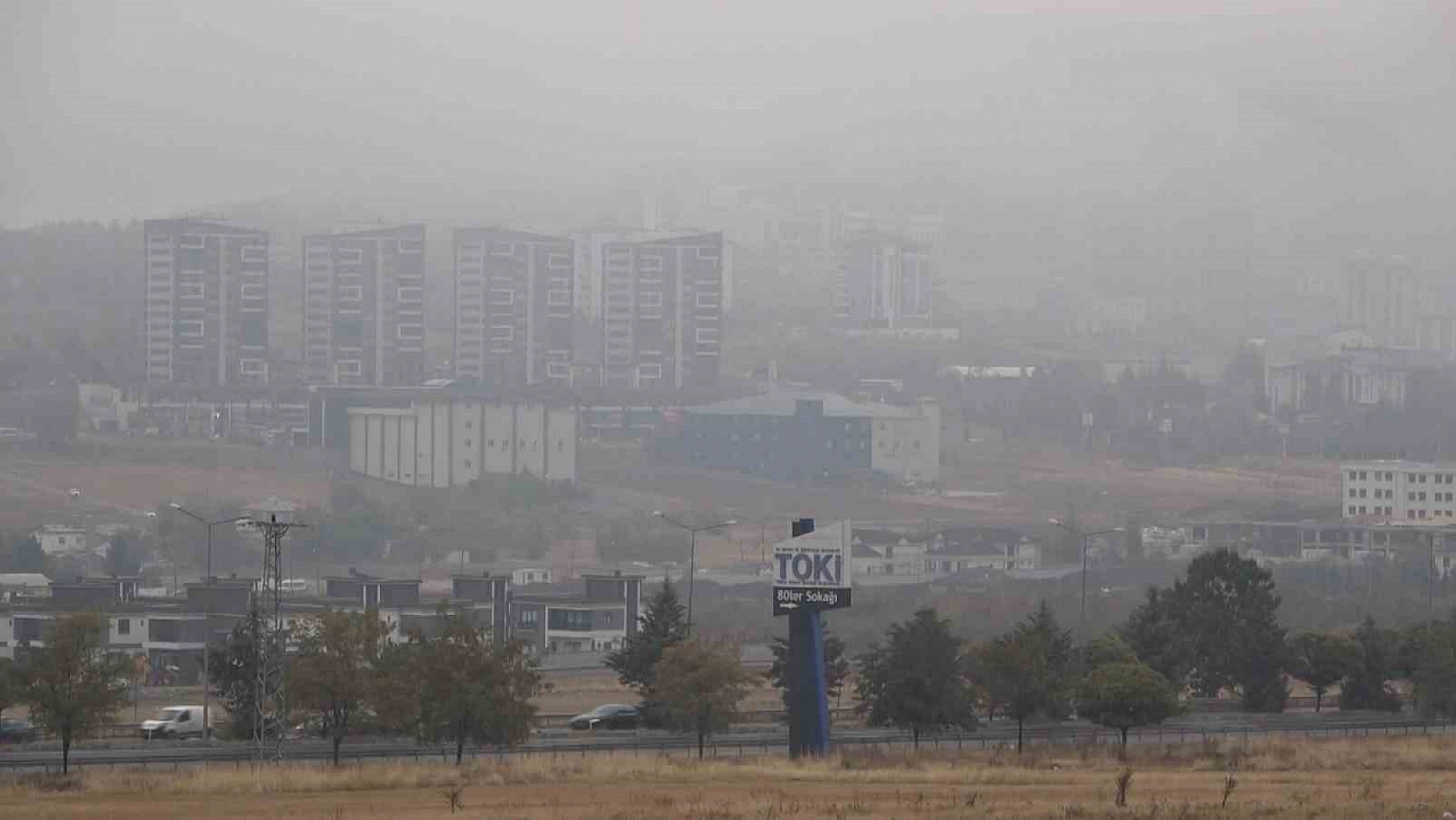 Elazığ'da sis etkili oldu