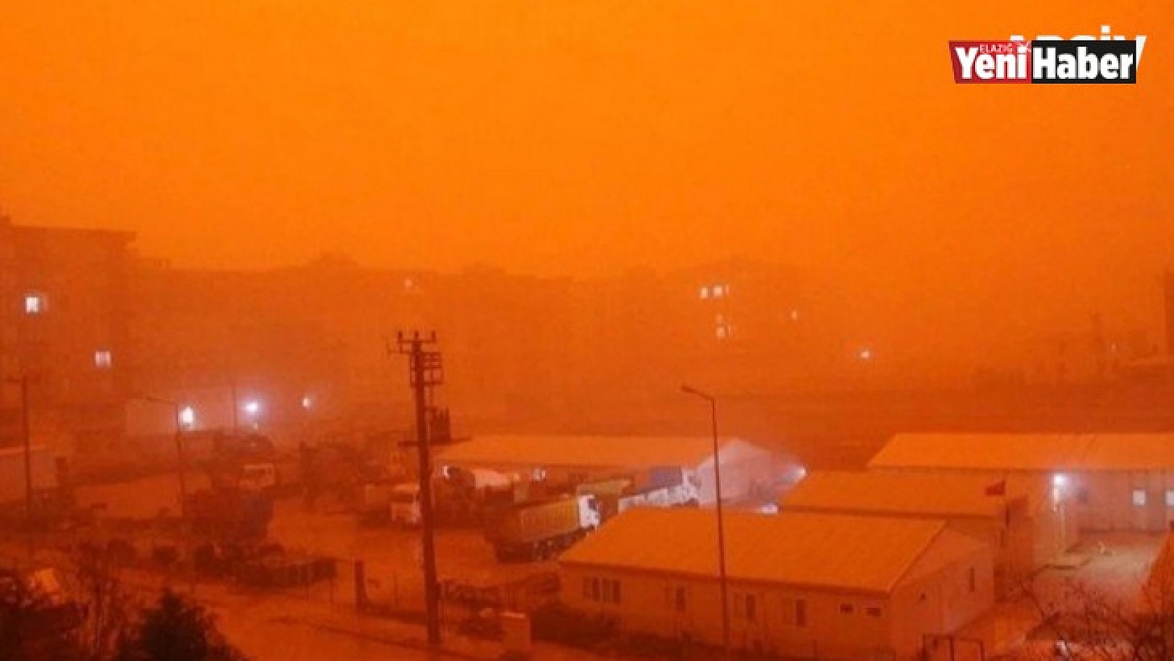 Elazığ'da Toz Fırtınası Etkili Oldu