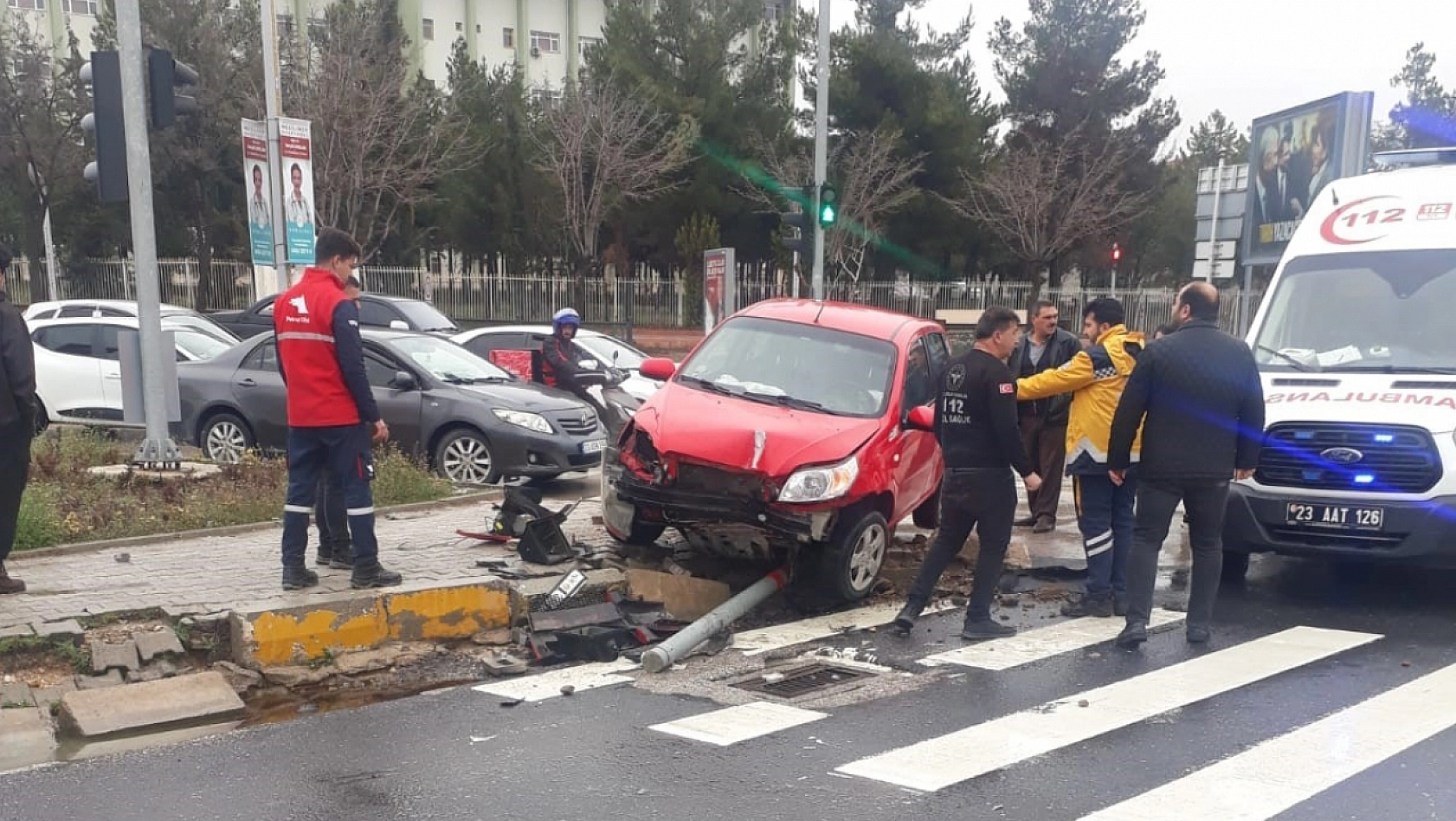Elazığ'da Trafik Kazası