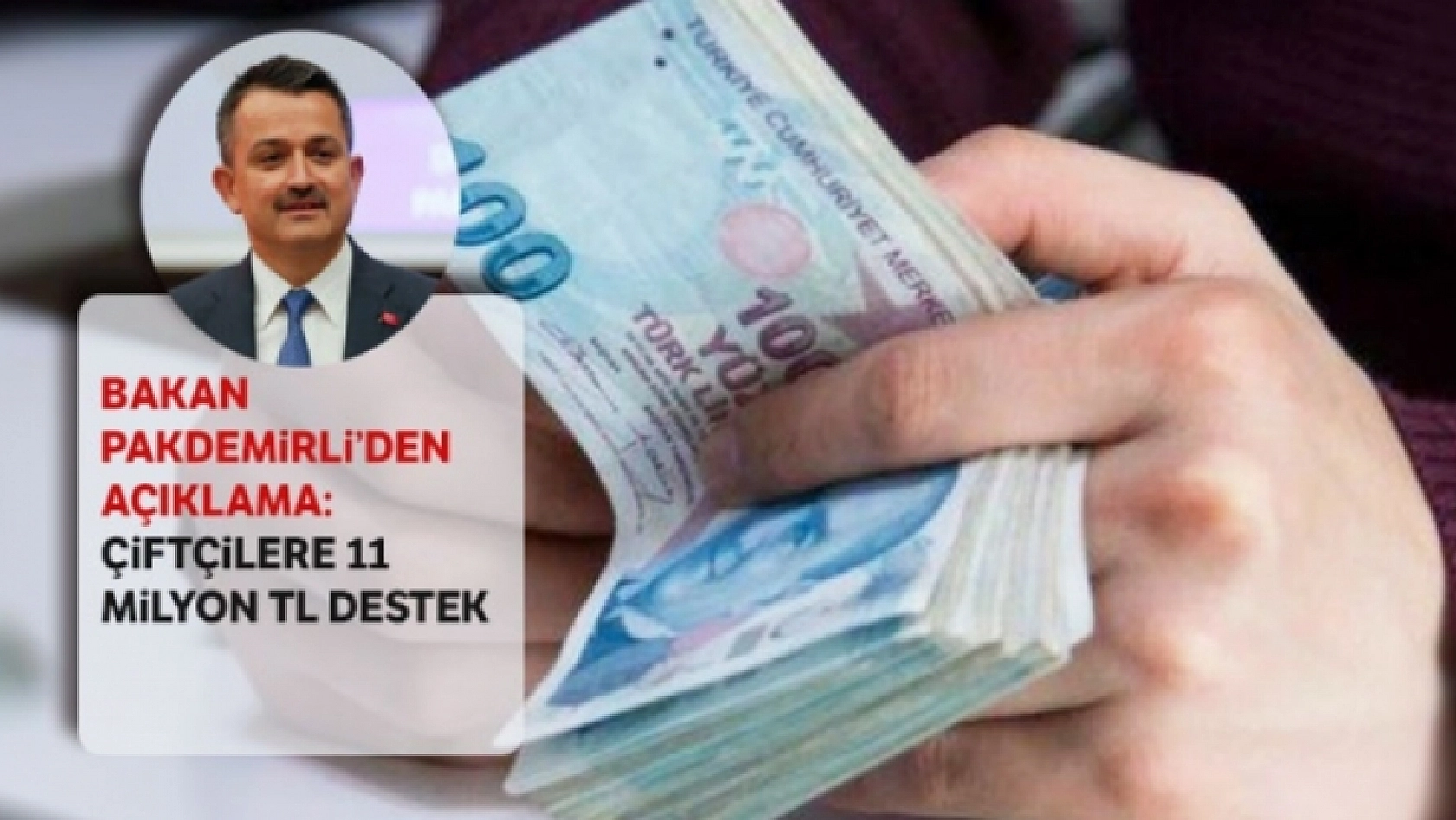 Çiftçilere 11 milyon TL destek!