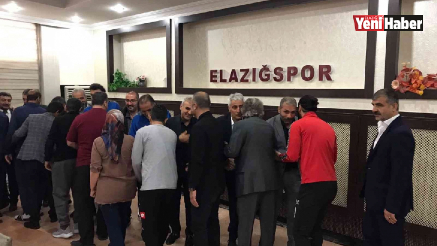 Elazığspor'da bayramlaşma töreni yapıldı