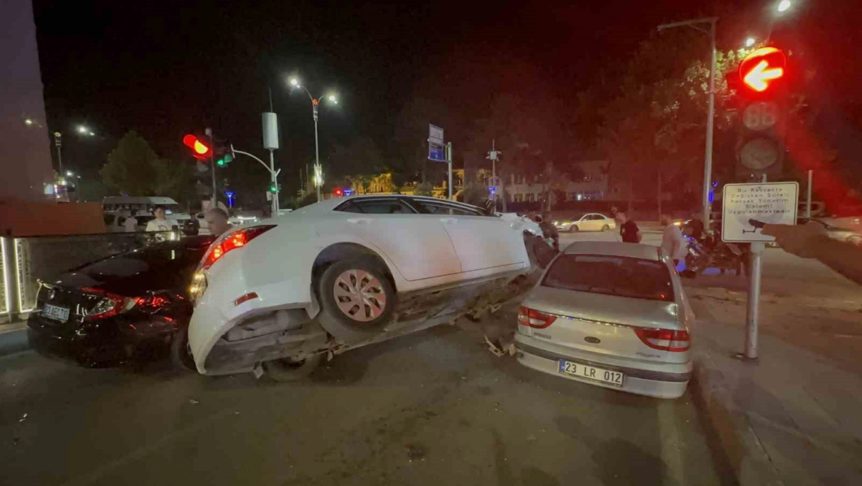 Elazığ'da İlginç Kaza!