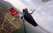 Çanakkale Zaferini Uçarak Kutladı