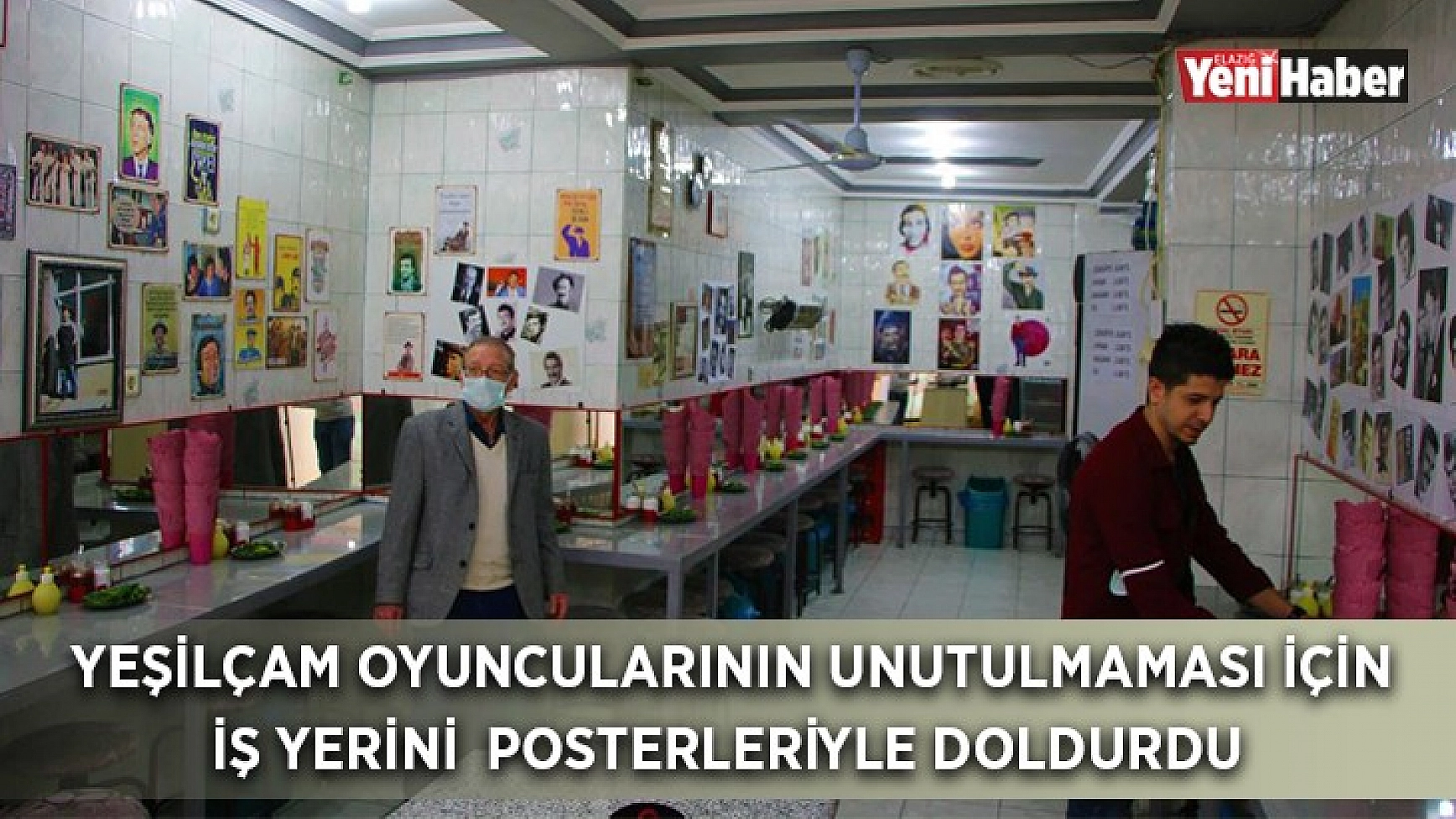 Yeşilçam Oyuncularının Unutulmaması İçin İş Yerini Posterleriyle Dolduldu