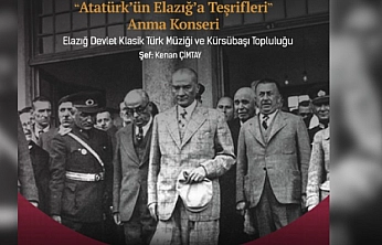 Elazığ'da Atatürk'ü Anma Programı