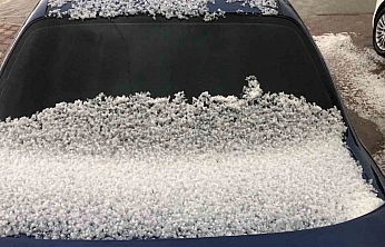 Elazığ'da Dolu Yağışı!