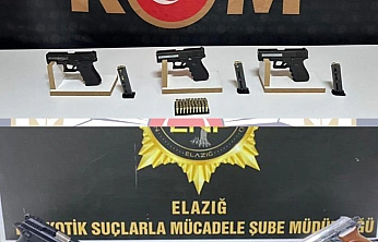 Elazığ'da uyuşturucu ve silah operasyonu: 1 tutuklama