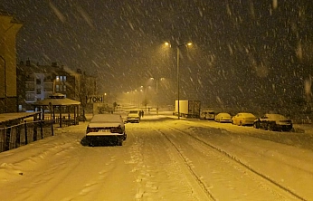 Elazığ'da Yoğun Kar Yağışı