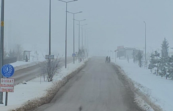 Elazığ'da Yoğun Sis Etkisini Sürdürüyor
