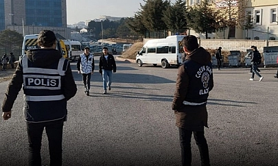 Elazığ'da Okul Önlerinde Denetim