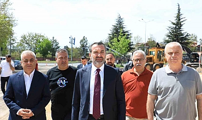 Saha incelemelerini sürdüren Başkan Şahin Şerifoğulları'ndan yoğun tempo