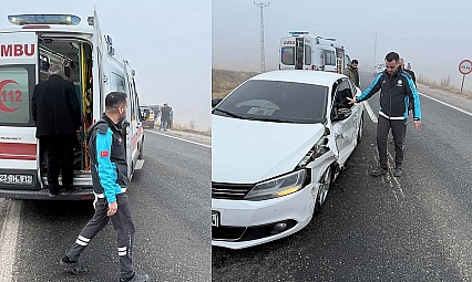 Elazığ'da Trafik Kazası!