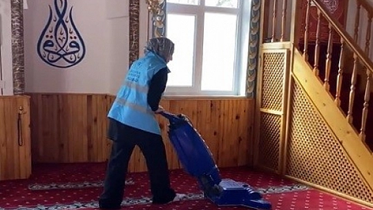 Erzincan'da yurt öğrencilerinden manevi dokunuş