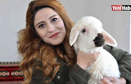 Annesini Kaybeden Kuzuyu Biberonla Besliyorlar