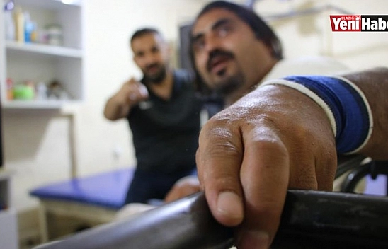 15 Yıl Yatağa Bağlı Kaldı Dikilen Koluyla Halter Kaldırmaya Başladı