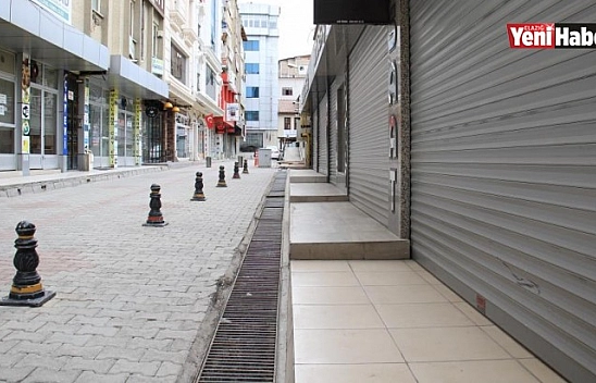 Elazığ'da Cadde ve Sokaklarda Kısıtlama Sessizliği