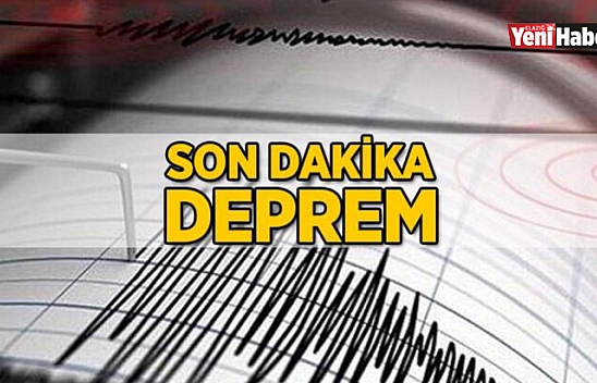 Elazığ'da Deprem!