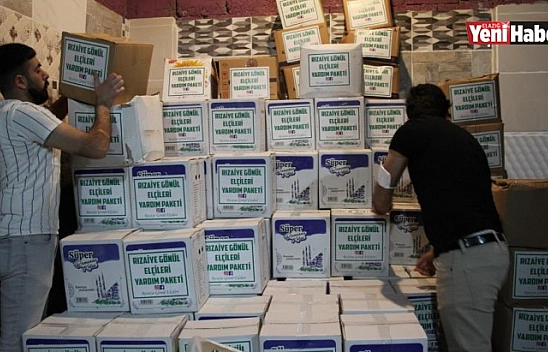 Elazığ'da İhtiyaç Sahiplerine İmece Usulü Yardım