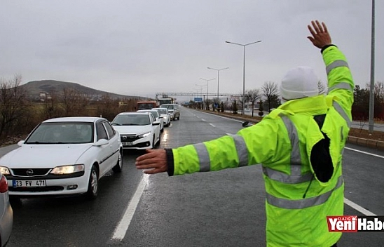 Elazığ'da Kar Lastiği Denetimi