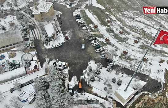 Elazığ'da Kartpostallık Kar Manzaraları