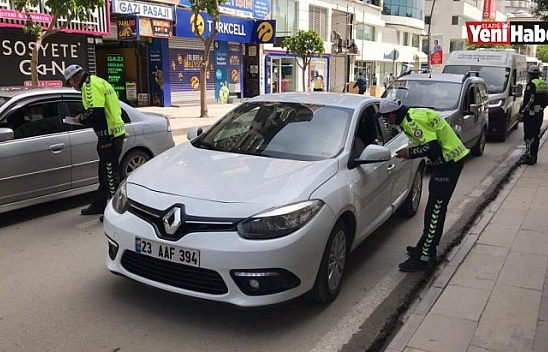 Elazığ'da Kısıtlamaya Sıkı Denetim Başladı!