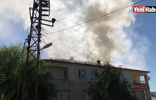 Elazığ'da Korkutan Yangın!