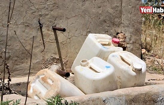 Elazığ'da Kuraklık Çeşmeleri Kuruttu!