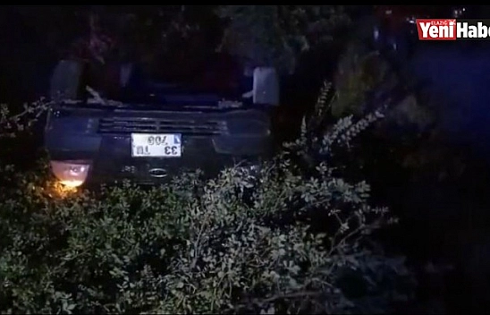 Elazığ'da Otomobil Şarampole Yuvarlandı!