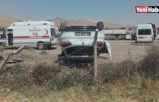 Elazığ'da Trafik Kazası:1 Ölü 3 Yaralı